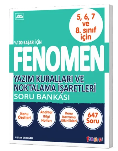 8 FENOMEN YAZIM KUR.VE NOK.İŞA.SORU BANKASI (5-6-7-8.SINIFLAR İÇİN)