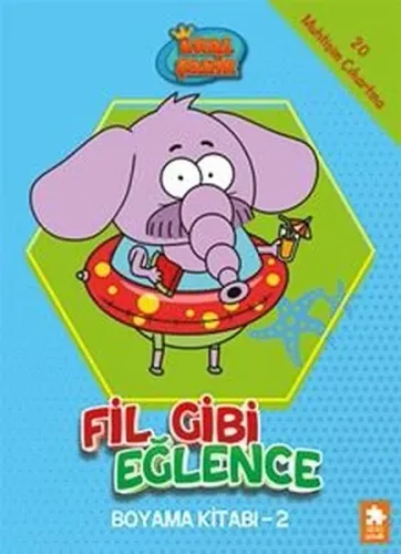 Kral Şakir - Fil Gibi Eğlence Boyama Kitabı- 2
