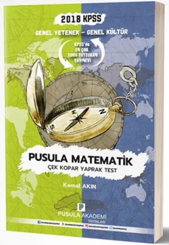 Pusula Akademi KPSS GYGK Pusula Matematik Çek Kopar Yaprak Test 2018