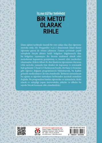 İslam Eğitim Tarihinde Bir Metot Olarak Rıhle Uğur Günerhan İslam Eğitim Tarihinde Bir Metot Olarak Rıhle Uğur Günerhan