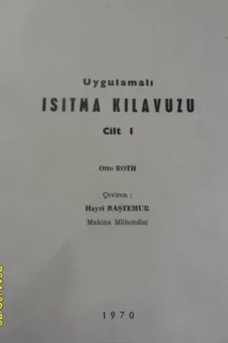 Uygulamalı Isıtma Kılavuzu Cilt 1