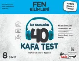 8. Sınıf Fen Bilimleri 40 Kafa Test( Haftalık Kontrol Testleri + Sarmal Deneme)