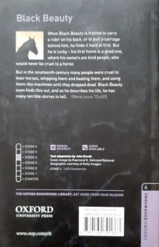 Black Beauty Anna Sewell Oxford Bookworms
