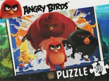 Angry Birds 70 Parça Puzzle