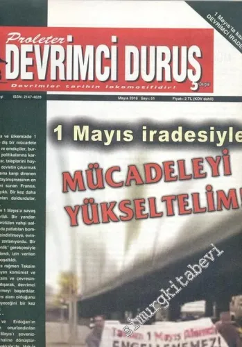 Proleter Devrimci Duruş: Aylık Siyasal Dergi - Sayı: 51      Mayıs 2016