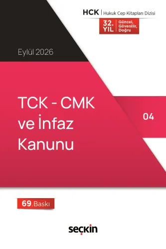 TCK – CMK ve İnfaz Kanunu (Cep Kitabı) Yayın Kurulu