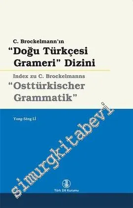 Carl Brockelmann'ın Doğu Türkçesi Grameri Dizini -