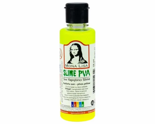 Monalisa Sıvı Slime 70 ml Fosforlu Sarı