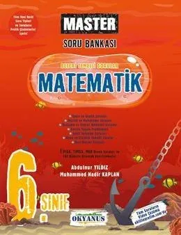 6. Sınıf Master Matematik Soru Bankası Okyanus Yayıncılık 9786057985071