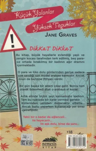 Küçük Yalanlar Yüksek Topuklar Jane Graves Nemesis Kitap %50 indirimli