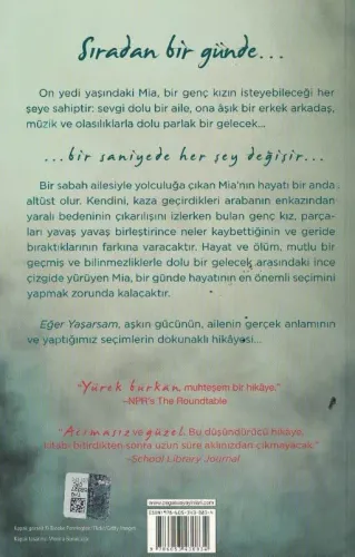 Eğer Yaşarsam Gayle Forman Pegasus Yayıncılık %50 indirimli