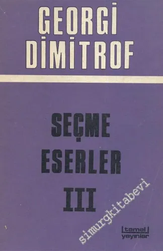 Seçme Eserler 3 -