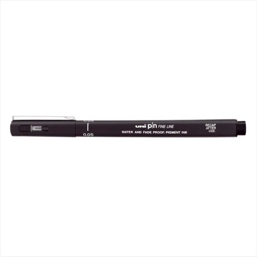 Uni PiN 0.05 fine line Akrilik Uçlu Kalem Siyah