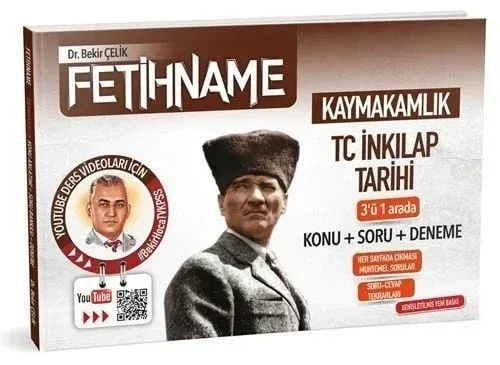 SÜPER FİYAT Kaymakamlık FETİHNAME TC İnkılap Tarihi Konu-Soru-Deneme 3 ü 1 Arada