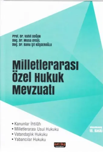 Milletlerarası Özel Hukuk Mevzuatı