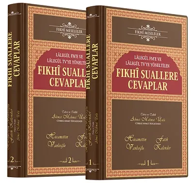 Fıkhı Suallere Cevaplar 2 Cilt Takım | Lalegül Fm E ve Lalegul Tv Ye Yöneltilen