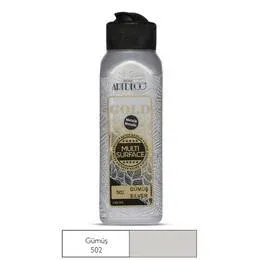Artdeco Gold Metalik Akrilik Boya 140ml Gümüş
