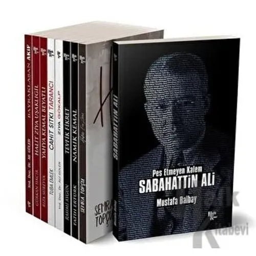 Türk Edebiyatçıları Kitap Seti (9 Kitap Takım) - Halkkitabevi