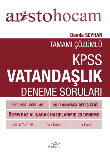 KPSS Vatandaşlık Deneme Soruları