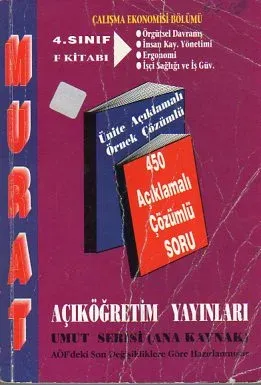 4. Sınıf Çalışma Ekonomisi F Kitabı