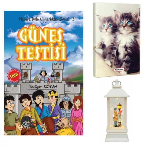 Güneş Testisi - Maviş Kediler Planlama Defteri ve Sokak Lambalı Aşk Fe