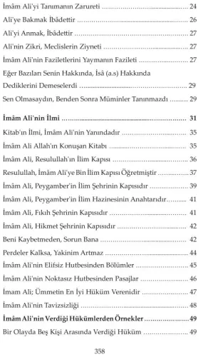 1001 Hadis Işığında İmam Ali (a.s) (Ciltli) Ali Rıza Sabirî