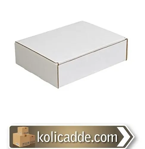 Kilitli Beyaz Kutu 19x13x6 cm.