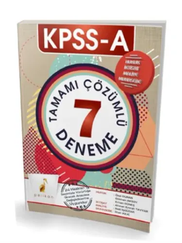 KPSS A Grubu Tamamı Çözümlü 7 Deneme 2018