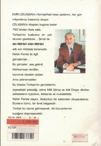 Ah Refah Vah Refah Emin Çölaşan Ümit %60 indirimli
