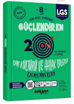 8. Sınıf Güçlendiren Din Kültürü ve Ahlak Bilgisi 20 Deneme