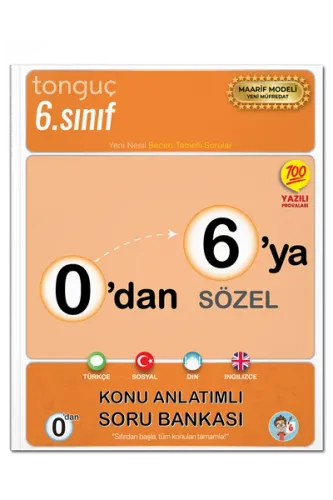 Tonguç Akademi 0'dan 6'ya Sözel Konu Anlatımlı Soru Bankası