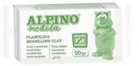 ALPINO 50 gr PLASTİLİN OYUN HAMURU - BEYAZ