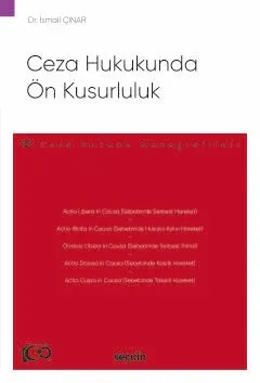 Ceza Hukukunda Ön Kusurluluk