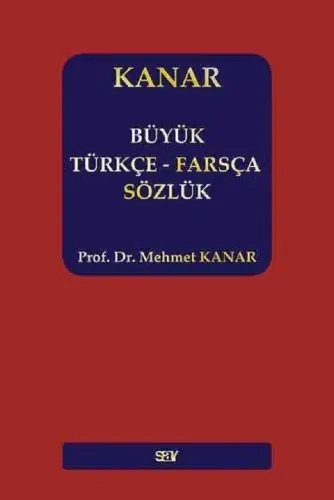 Büyük Türkçe-Farsça Sözlük (Ciltli)