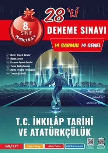 Nartest Yayınları 8. Sınıf Nar Tanesi T.C. İnkılap Tarihi Ve Atatürkçü
