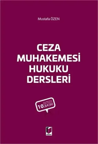 Ceza Muhakemesi Hukuku Dersleri