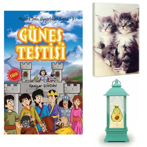 Güneş Testisi - Maviş Kediler Planlama Defteri ve Avokado Fener Tipi I