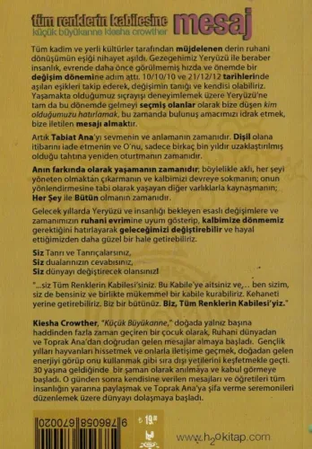 Tüm Renklerin Kabilesine Mesaj Kiesha Crowther H2O Kitap %60 indirimli