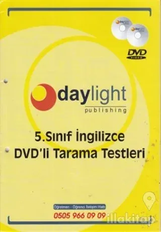 5. Sınıf İngilizce DVD'li Tarama Testleri