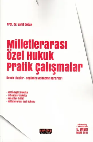 Milletlerarası Özel Hukuk Pratik Çalışmaları