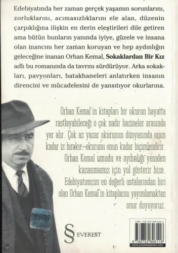 Sokaklardan Bir Kız Orhan Kemal Everest Yayınları %60 indirimli