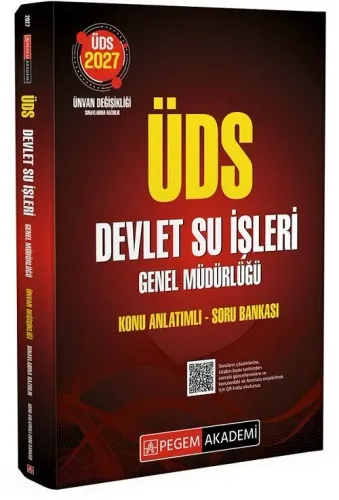Pegem Yayınları 2027 ÜDS Devlet Su İşleri Genel Müdürlüğü Konu Anlatım