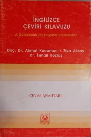İngilizce Çeviri Kılavuzu Cevap Anahtarı
