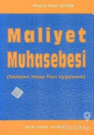 Maliyet Muhasebesi Tekdüzen Hesap Planı Uygulamalı