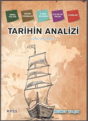 Mehmet Yalçın 2018 KPSS Tarihin Analizi Konu Anlatımı