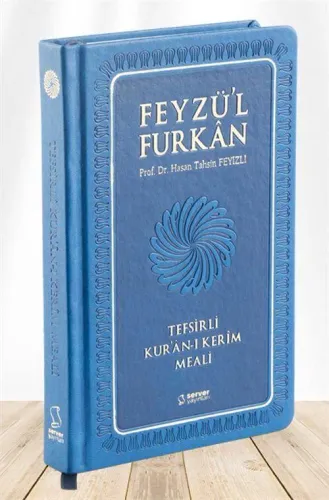 Feyzü'l Furkan Tefsirli Kuran-ı Kerim Meali Metinsiz (Büyük Boy Ciltli) Lacivert