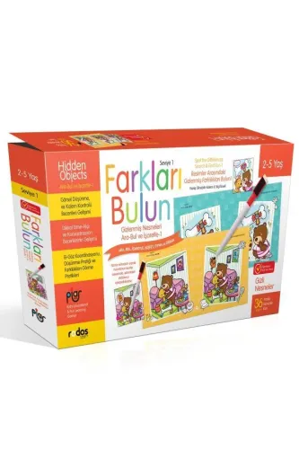 Gizli Resimler-Farkları Bulun (Seviye 1)Hidden Objects-1-Gizlenmiş Nesneleri Ara-Bul-İşaretle