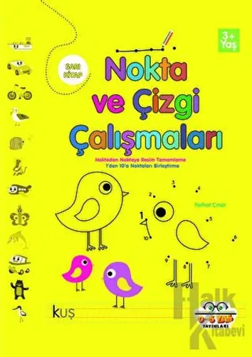Sarı - Nokta Ve Çizgi Çalışmaları - Halkkitabevi