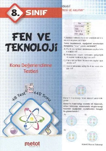 8. Sınıf Fen ve Teknoloji Konu Değerlendirme Testleri