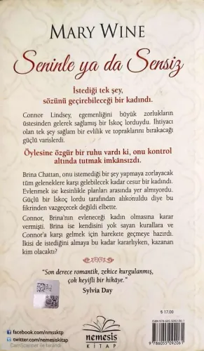 SENİNLE YA DA SENSİZ Mary Wine Epsilon Yayıncılık %40 indirimli